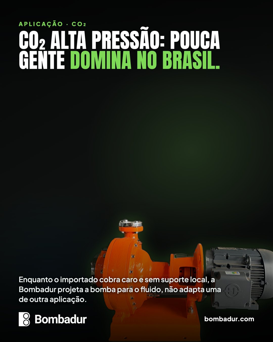 Card · CO₂ alta pressão
