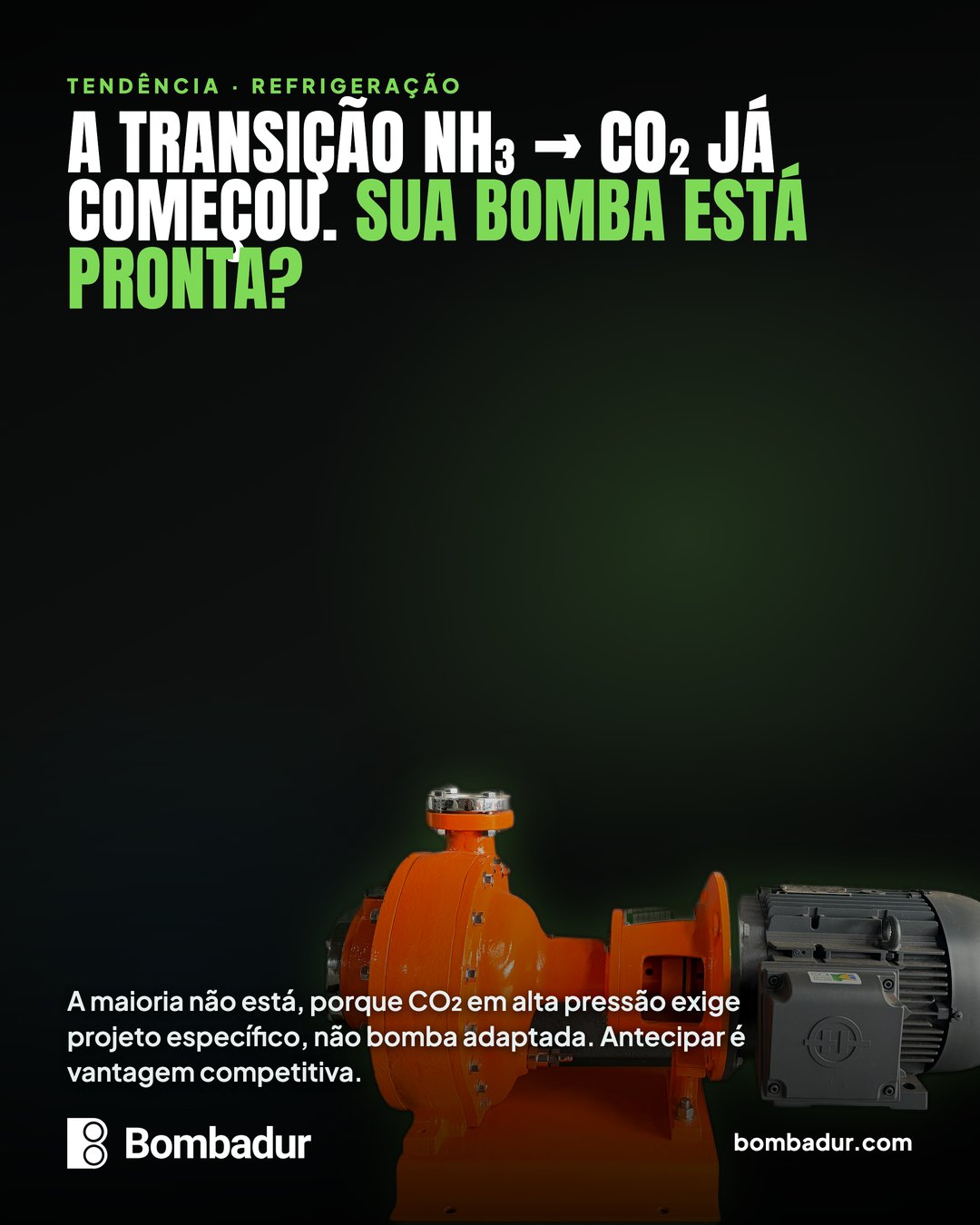 Card · Transição NH₃→CO₂